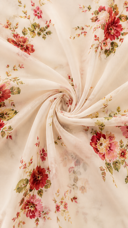Isabella | Bloemen Corset Maxi Jurk met Zijsplit